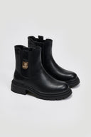 Μποτάκια chelsea με μεταλλικό στοιχείο ERYNN - Μαύρο - thefashionproject.gr - ERYNN