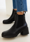 Μποτάκια chelsea με ραφή στη σόλα Xti 143370 - Μαύρο - thefashionproject.gr - Xti Footwear