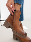 Μποτάκια chelsea με τακούνι Refresh 170997 - Κάμελ - thefashionproject.gr - Refresh