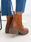 Μποτάκια chelsea με τακούνι Refresh 170997 - Κάμελ - thefashionproject.gr - Refresh