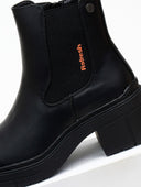 Μποτάκια chelsea με τακούνι Refresh 170997 - Μαύρο - thefashionproject.gr - Refresh