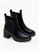 Μποτάκια chelsea με τακούνι Refresh 172008 - Μαύρο - thefashionproject.gr - Refresh