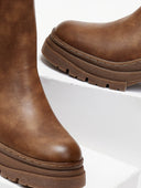 Μποτάκια chelsea Refresh 171985 - Τάουπε - thefashionproject.gr - Refresh