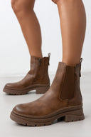 Μποτάκια chelsea Refresh 171985 - Τάουπε - thefashionproject.gr - Refresh