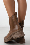 Μποτάκια chelsea Refresh 171985 - Τάουπε - thefashionproject.gr - Refresh