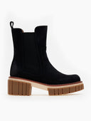 Μποτάκια chelsea suede με chunky σόλα ERYNN