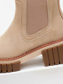 Μποτάκια chelsea suede με chunky σόλα ERYNN