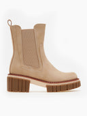 Μποτάκια chelsea suede με chunky σόλα ERYNN