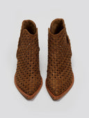 Μποτάκια cowboy με πλεκτό σχέδιο CORINA - Κάμελ - thefashionproject.gr - CORINA - 23570008002