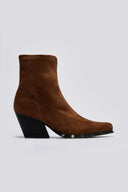 Μποτάκια cowboy suede με τρουκς CORINA
