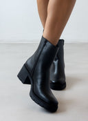 Μποτάκια δερμάτινα Ragazza 0651 - Μαύρο - thefashionproject.gr - RAGAZZA