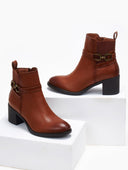 Μποτάκια με αγκράφα - Ταμπά - thefashionproject.gr - The Fashion Project