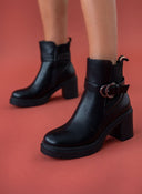 Μποτάκια με τακούνι ERYNN - Μαύρο - thefashionproject.gr - ERYNN