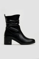 Μποτάκια με τακούνι - Μαύρο - thefashionproject.gr - La Coquette