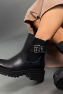 Μποτάκια με τοκά ERYNN - Μαύρο - thefashionproject.gr - ERYNN