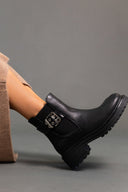 Μποτάκια με τοκά ERYNN - Μαύρο - thefashionproject.gr - ERYNN