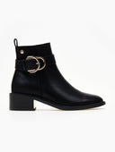 Μποτάκια με τοκά Xti 143103 - Μαύρο - thefashionproject.gr - Xti Footwear