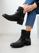Μποτάκια με χιαστί ζωνάκι Gabi Boots 1993 - Μαύρο - thefashionproject.gr - Gabi Boots 1993