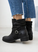 Μποτάκια με χιαστί ζωνάκι Gabi Boots 1993 - Μαύρο - thefashionproject.gr - Gabi Boots 1993