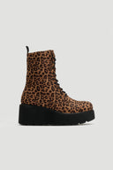 Μποτάκια platforms suede με print ERYNN