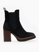 Μποτάκια suede chelsea με τακούνι Erynn