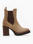 Μποτάκια suede chelsea με τακούνι Erynn