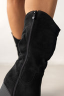 Μποτάκια suede cowboy μυτερά