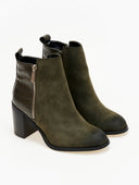 Μποτάκια suede με ανάγλυφο pattern Erynn
