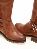 Μπότες casual  με διπλό ζωνάκι Erynn