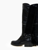 Μπότες casual με διπλό ζωνάκι Erynn - Μαύρο - thefashionproject.gr - ERYNN