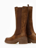 Μπότες chelsea με τακούνι Refresh 170995 - Τάουπε - thefashionproject.gr - Refresh