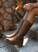 Μπότες chelsea με τακούνι Refresh 170995 - Τάουπε - thefashionproject.gr - Refresh