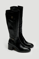 Μπότες ιππασίας με τακούνι - Μαύρο - thefashionproject.gr - La Coquette