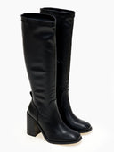 Μπότες κάλτσα με τακούνι Erynn - Μαύρο - thefashionproject.gr - ERYNN