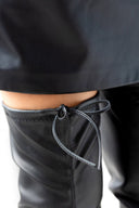 Μπότες κάλτσα πάνω από το γόνατο - Μαύρο - thefashionproject.gr - The Fashion Project