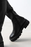Μπότες κάλτσα πάνω από το γόνατο - Μαύρο - thefashionproject.gr - The Fashion Project