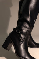 Μπότες με μικρό τοκά - Μαύρο - thefashionproject.gr - Sixth Sens