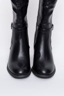 Μπότες με μικρό τοκά - Μαύρο - thefashionproject.gr - Sixth Sens
