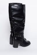 Μπότες με μικρό τοκά - Μαύρο - thefashionproject.gr - Sixth Sens