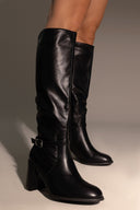 Μπότες με μικρό τοκά - Μαύρο - thefashionproject.gr - Sixth Sens