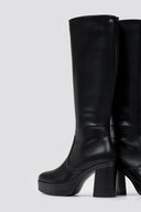 Μπότες ψηλές με φιάπα Mariamare - Μαύρο - thefashionproject.gr - MARIAMARE