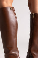 Μπότες ψηλές με φιάπα Mariamare - Mocha - thefashionproject.gr - MARIAMARE