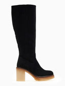 Μπότες suede με κρεπ τακούνι Erynn
