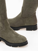 Μπότες πάνω από το γόνατο suede