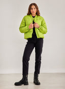 Μπουφάν bomber καπιτονέ Vero Moda 10289879 - Lime - thefashionproject.gr - VERO MODA