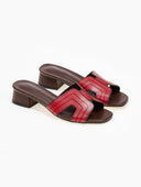 Mules ανοιχτά με ανοίγματα - Κόκκινο - thefashionproject.gr - Stephan