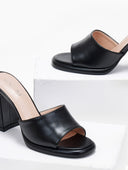 Mules ανοιχτά με φάσα 