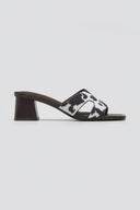 Mules ανοιχτά με print Corina