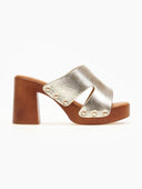 Mules ανοιχτά με τρουκς ERYNN - Χρυσό - thefashionproject.gr - ERYNN