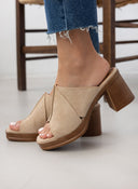 Mules ανοιχτά suede ERYNN